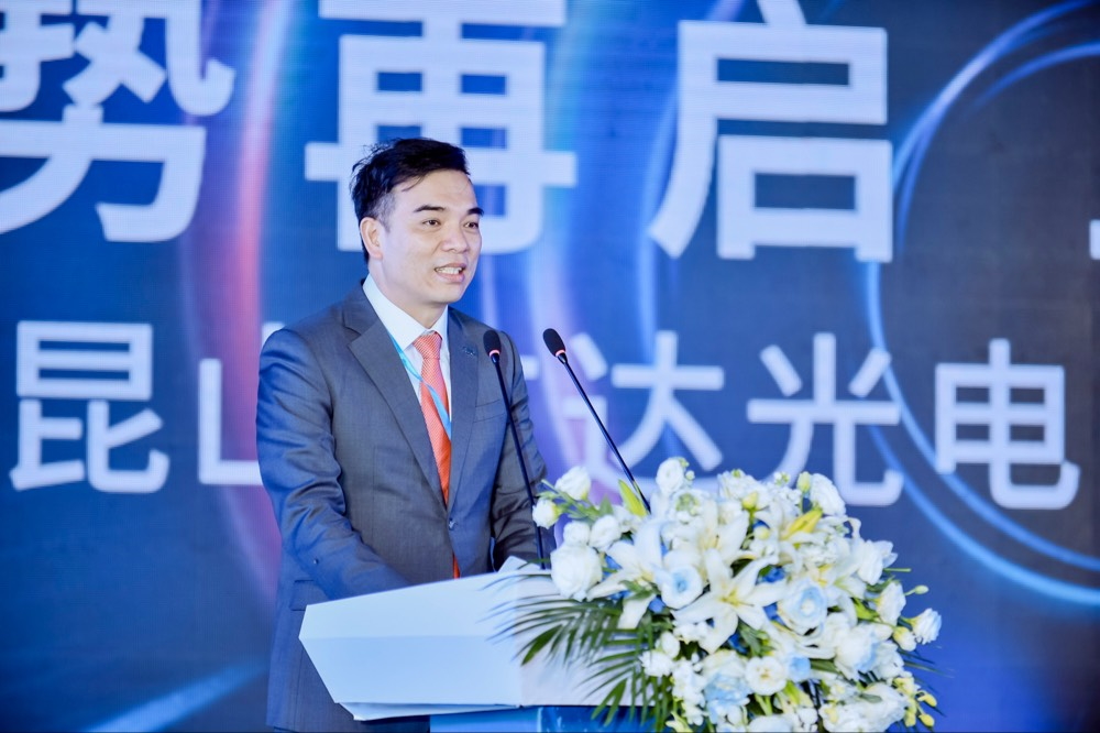 球盟会执行长暨总经理柯富仁于启用仪式致词