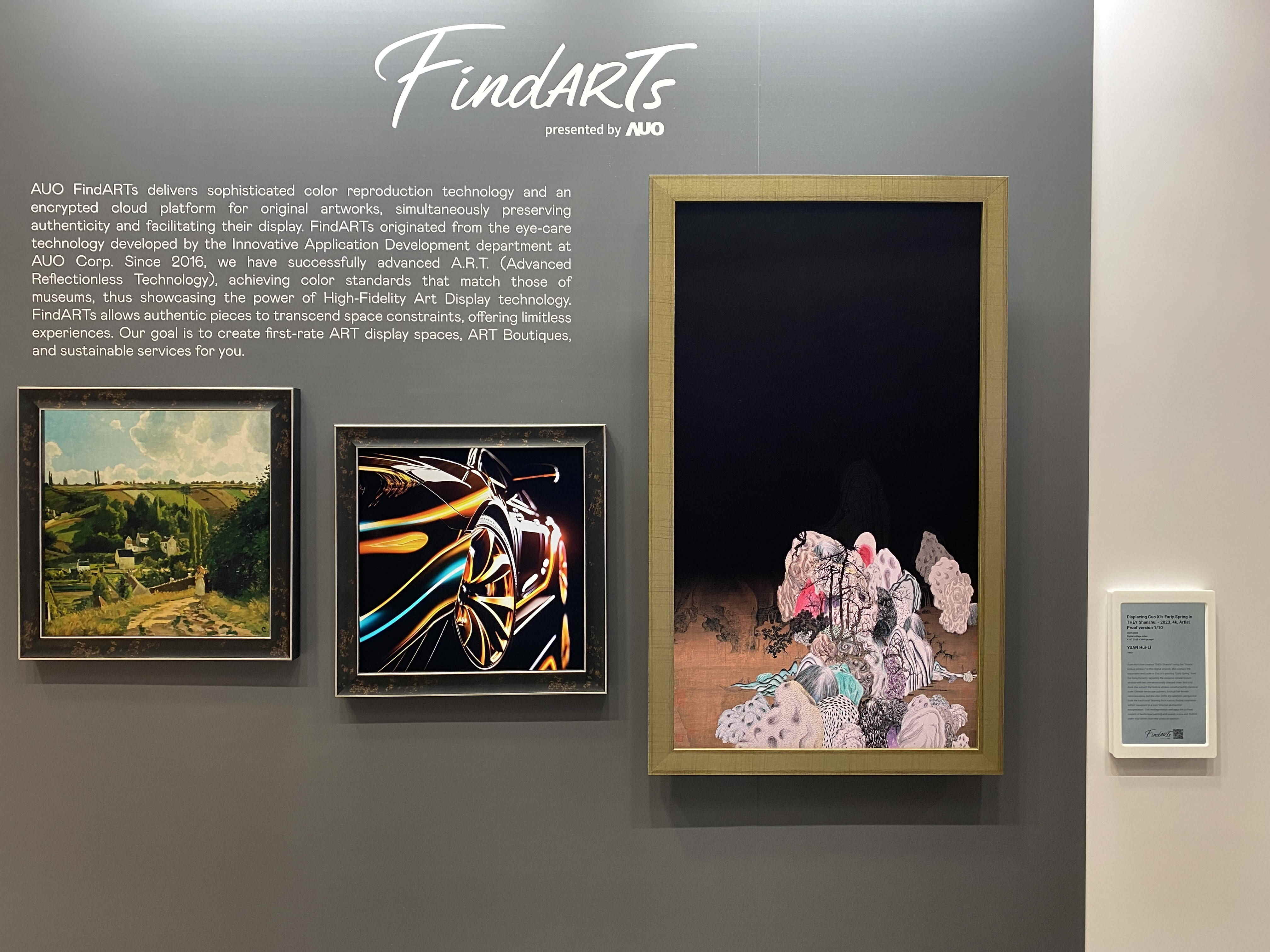 借助球盟会FindARTs 艺术空间服务解决方案，汽车销售展示间可以摆设与客户喜好相符的艺术精品，同时与车示车并列，营造艺术空间氛围，提升赏车质感。
