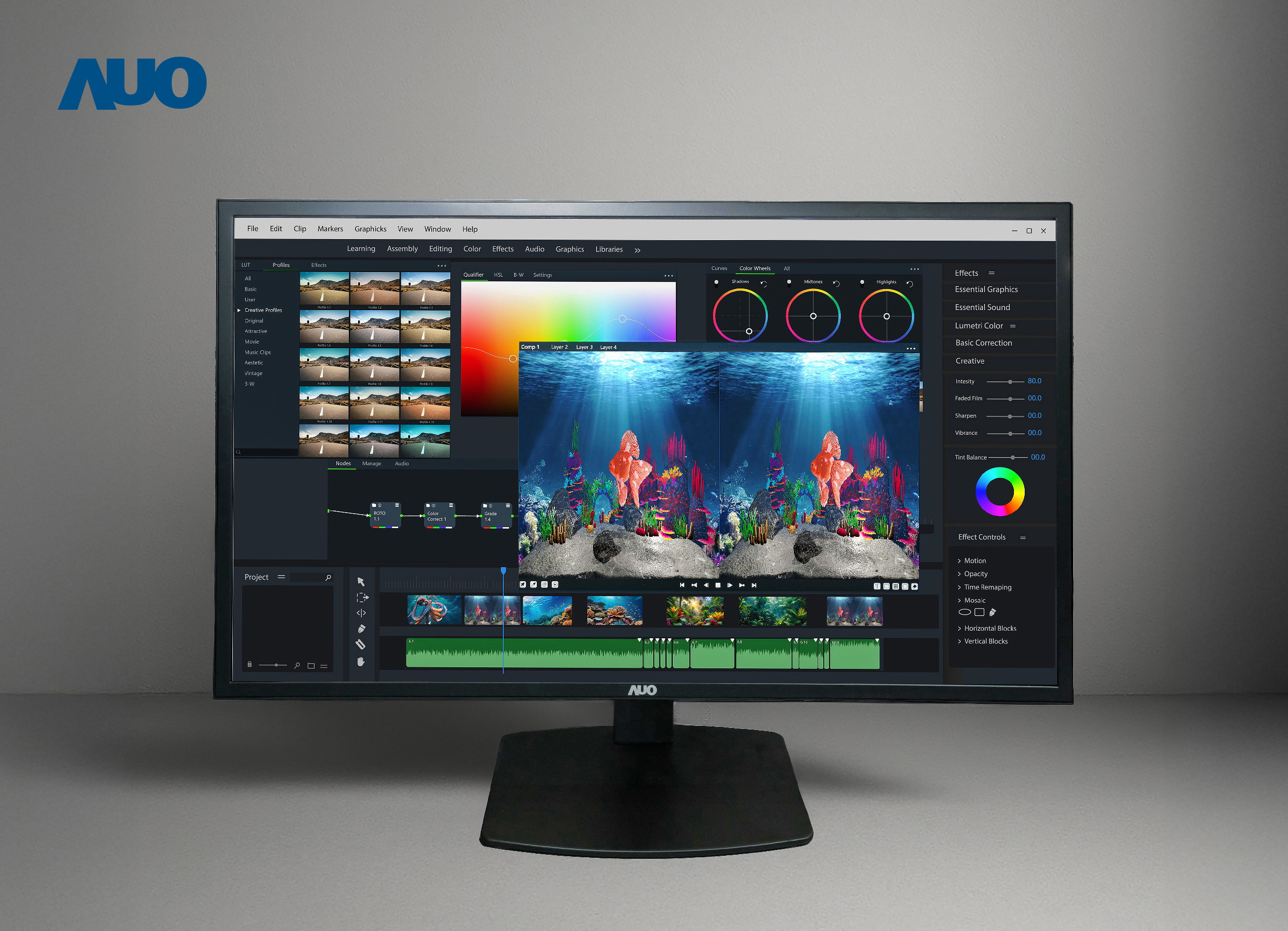 球盟会开发32吋2D/3D专业桌上型显示器，拥有8K4K超高分辨率，并以低串扰算法优化3D显示效果，搭载自动眼球追踪功能，能实时调整3D图像，进行实时2D与3D无缝共存窗口，提供图像设计工作者突破二维接口的崭新工作氛围与效率